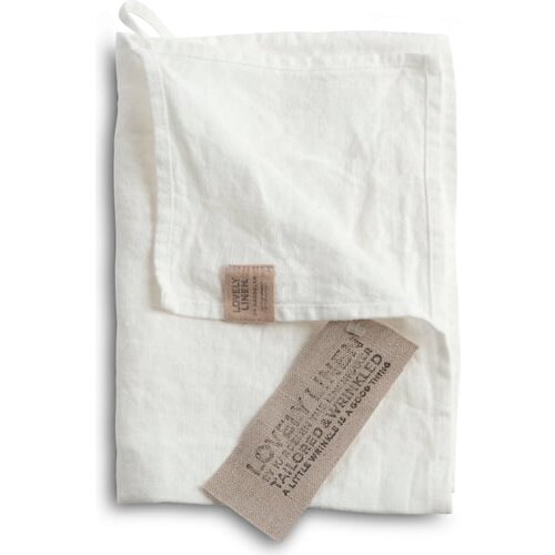 Lovely Linen Brisača za goste / Set podstavkov - Off-White Slike