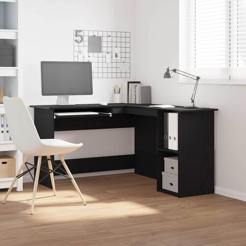  Kutni stol Crni hrast 120 x 140 x 75 cm Konstruirano drvo Cene