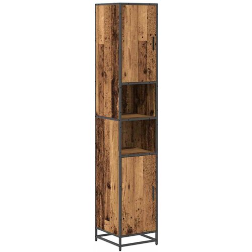  Set namje&amp;scaron;taja za kupaonicu 3 kom. Staro drvo Konstruirano drvo Smeđa 35 x 37,5 x 188,5 cm Slike