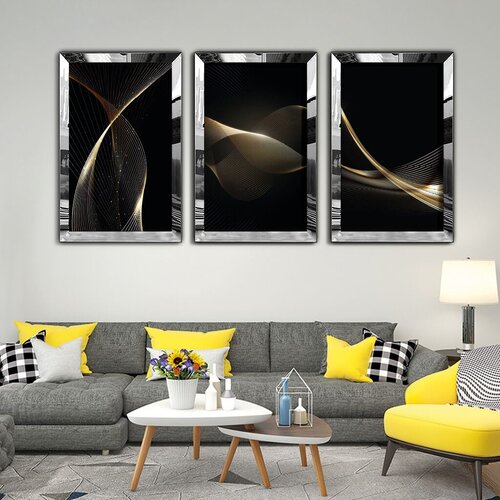 Wallity slika Huhu405, 40x60 cm, 3 dela Slike