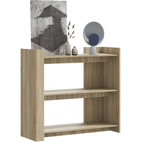  Konzolni stol boja hrasta 100x35x90 cm konstruirano drvo Slike