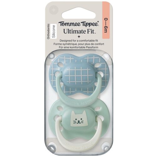 Tommee Tippee tolažilna duda - silikon , 0-6m, M, 2/1 Cene