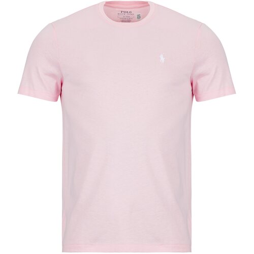 Polo Ralph Lauren Majice s kratkimi rokavi T-SHIRT AJUSTE EN COTON Rožnata Slike