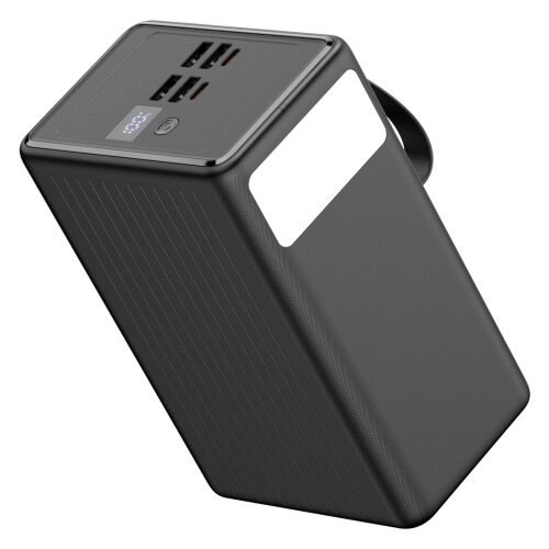 Power bank 80000 mAh 20W PD 4xUSB-A + 2xUSB-C sa LED svetiljkom i USB-C kablom 1m Slike