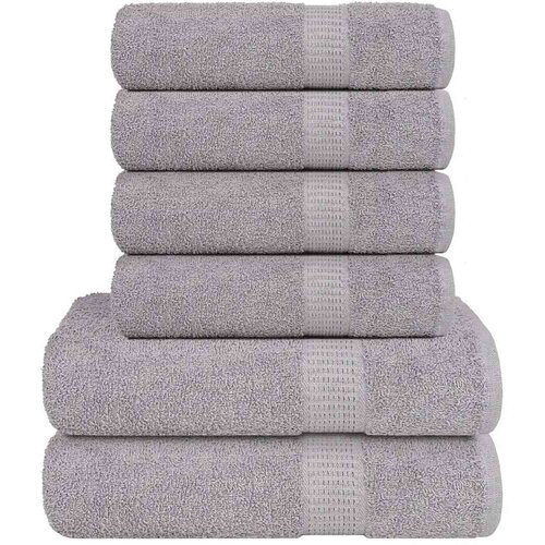  Set ručnika FROGN od 6 dijelova sivi 360 g/m² Cene