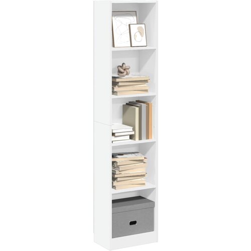 vidaXL Regal za knjige bijeli 40x24x176 cm konstruirano drvo Cijene