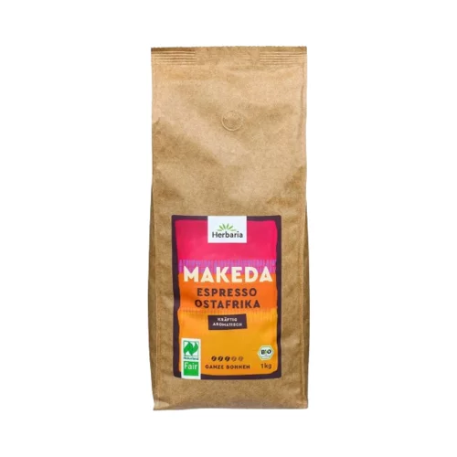 Herbaria Bio Makeda Espresso - cela zrna - 1 kg