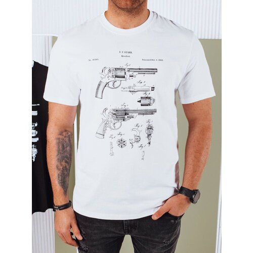 DStreet Men&amp;#039;s T-shirt with white print Slike