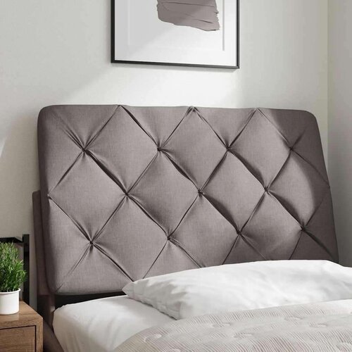 VidaXL jastuk za uzglavlje smeđesivi 90 cm od tkanine Slike