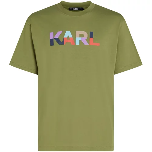Karl Lagerfeld Majica oliva / mešane barve