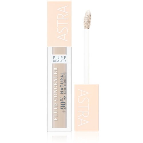 Astra Make-up Pure Beauty Fluid Concealer tekoči korektor odtenek 01 Vanilla 5 ml Cene