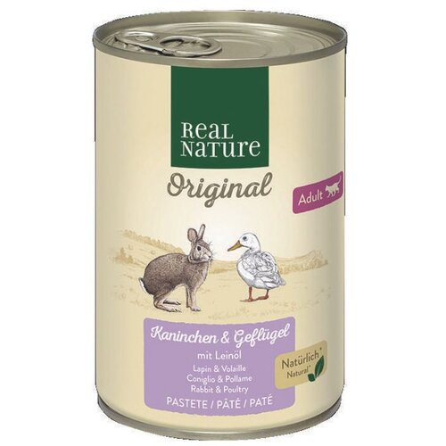 Real Nature Cat Adult zečetina i perad 400 g Cijene