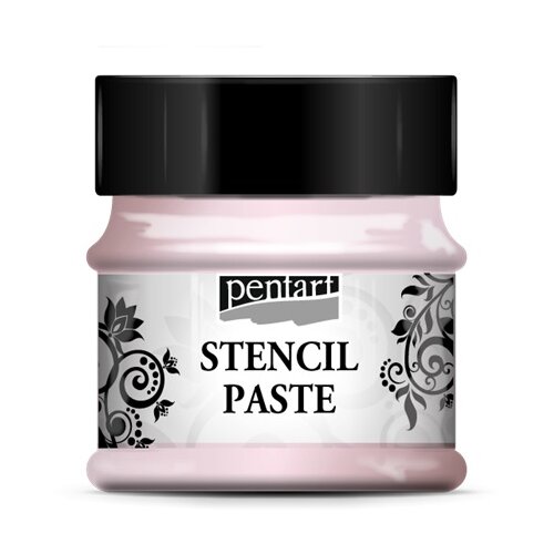  Za &amp;scaron;ablonu biserna Stencil Paste Pentart 50ml ( za &amp;scaron;ablone) Slike