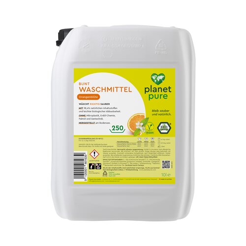Planet Pure Detergent za pisana oblačila v veliki embalaži - pomarančni cvet Cene