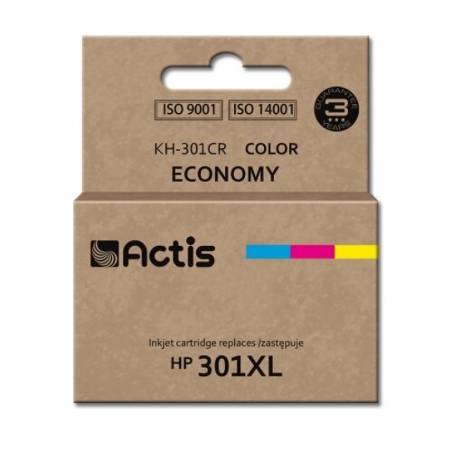 Actis KH-301CR Ink (replacement for HP 301XL CH564EE; Standard; 21 ml; color: cyan, magenta, yellow) Cijene