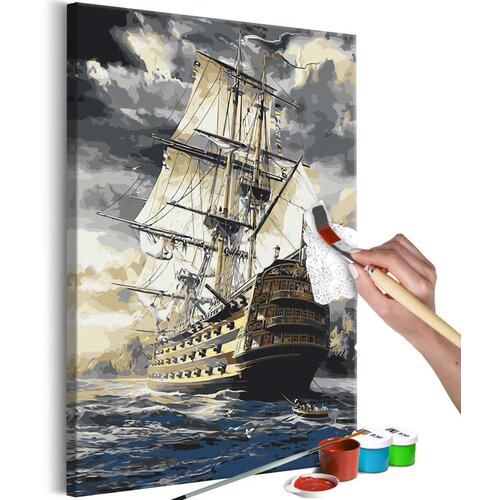  Slika za samostalno slikanje - Frigate 40x60 Cijene