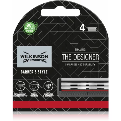 Wilkinson Sword Barbers Style The Architect brivnik + 2 nadomestni glavi