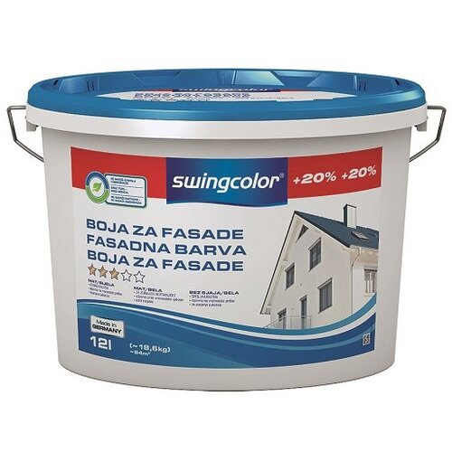 SWINGCOLOR boja za fasadu (bijele boje, 12 l, mat) Cijene