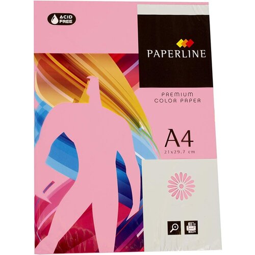  Papir barvni a4 paperline 80g 1/500 OPTIMA - PINK Slike