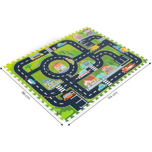 ECO TOYS podloga za igru puzzle city Cene