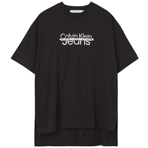 Calvin Klein Jeans Majice s kratkimi rokavi - Črna Cene