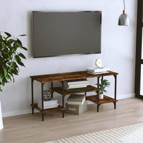 TV ormarić boja hrasta 102 x 35 x 45,5 cm od konstruiranog drva Cijene