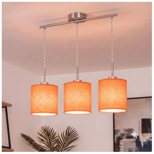 Brilagi LED luster na sajli NUBILA 3xE27/60W/230V narandžasti Cene