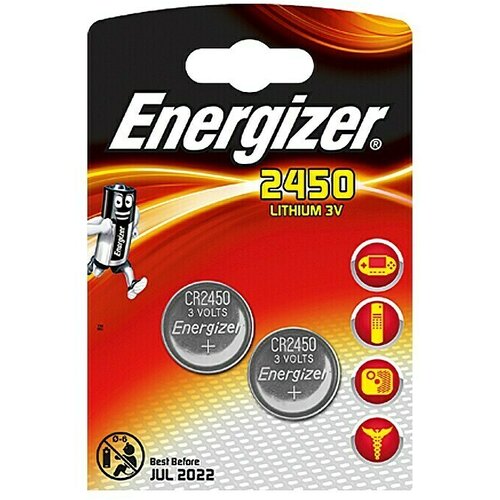Energizer dugmasta litijumska baterija CR2450 1/2 Slike