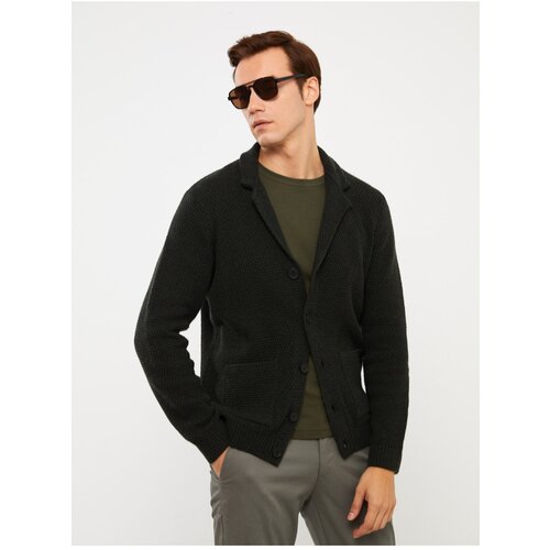 LC Waikiki Standard Fit Jacket Collar Men&amp;#039;s Knitwear Cardigan Slike
