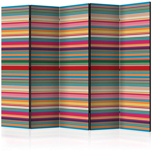  Paravan u 5 dijelova - Subdued stripes II [Room Dividers] 225x172 Slike