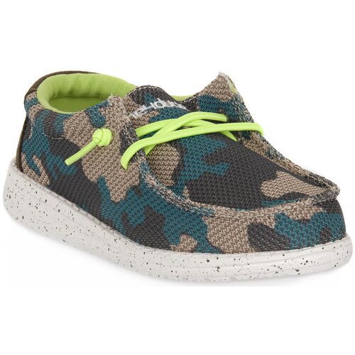 Hey Dude Modne superge CAMO WALLY YOUTH Zelena Cene