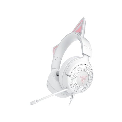 Razer Slu&amp;scaron;alke Kraken Kitty V3 X, bele, 3.5 mm Slike