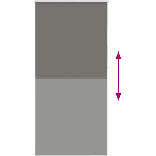 Rolo zavjesa Blackout siva 105x230 cm &amp;Scaron;irina tkanine 100,7 cm Slike