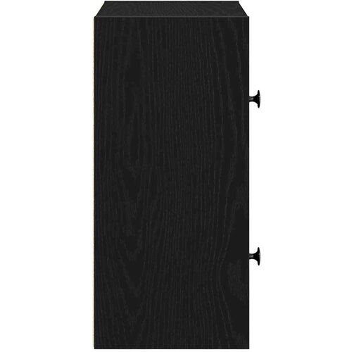 VidaXL Regal za knjige crni hrasta 40x24x52 cm od konstruiranog drva Slike