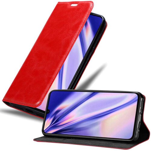 Cadorabo Ohi&scaron;je, združljivo z Xiaomi Mi 9 v rdeče jabolko - Za&scaron;čitni ovitek z magnetnim zapiranjem, stoječo funkcijo in režo za kartice, (20558210) Cene