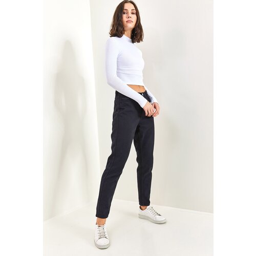 Bianco Lucci Pants - Black - Mom Cijene