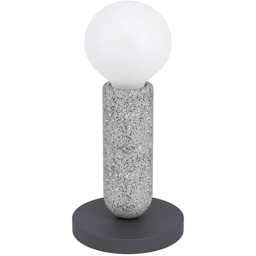 Eglo Giaconecchia stolna lampa E27, 17,5 cm, terazzo siva/antracit, 39835 Slike