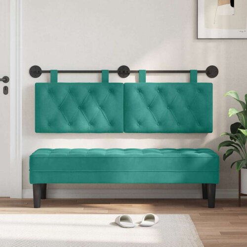  Držeće uzglavlje Zidne Tirkizna 150 x 55 x 7 cm Bar&amp;scaron;un - Tirkizna 140 cm bez LED Slike