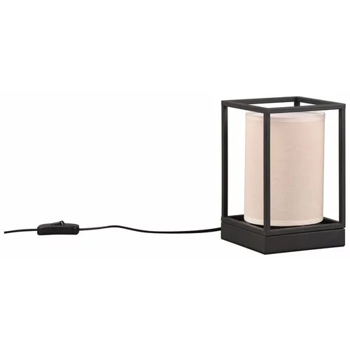 Tri O Mat crna/bež stolna lampa (visina 22 cm) Ross –
