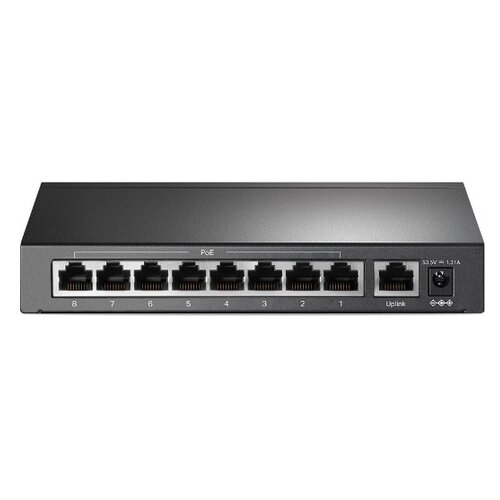 Tp-link TL-SF1009P 9x100Mbps (8xPOE+) metalni stolni switch Slike