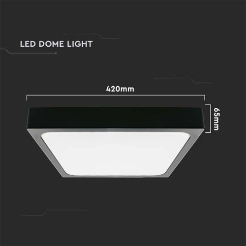  LED plafonsko svetlo za kupatilo LED/30W/230V 3000K IP44 crna Slike