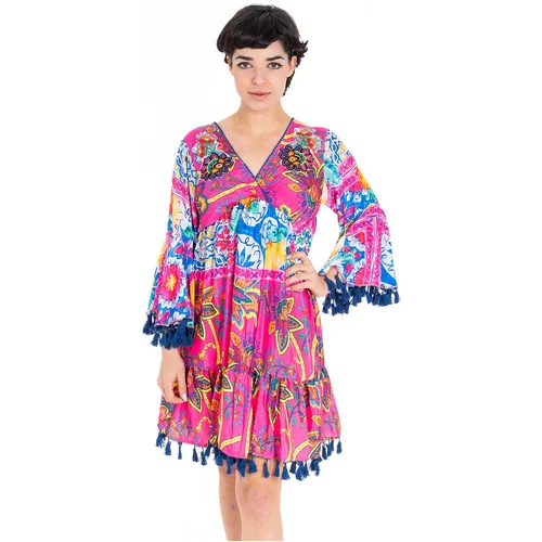 Isla Bonita By Sigris Kratke obleke Kratka Obleka Rožnata