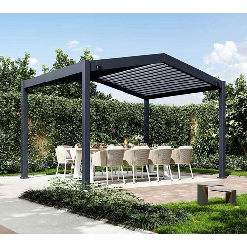 Paragon Outdoor - Aluminijska pergola s krovom sa žaluzinama Ikona 1013 | 3x4 m | BRANDED IN THE USA Cene