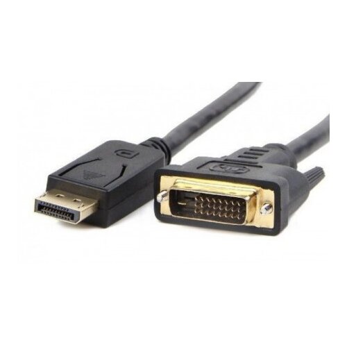 Gembird CC-DPM-DVIM-1M DisplayPort na DVI-D (Dual Link) (24+1) adapterski kabel 1m črn, (5000263428) Cene