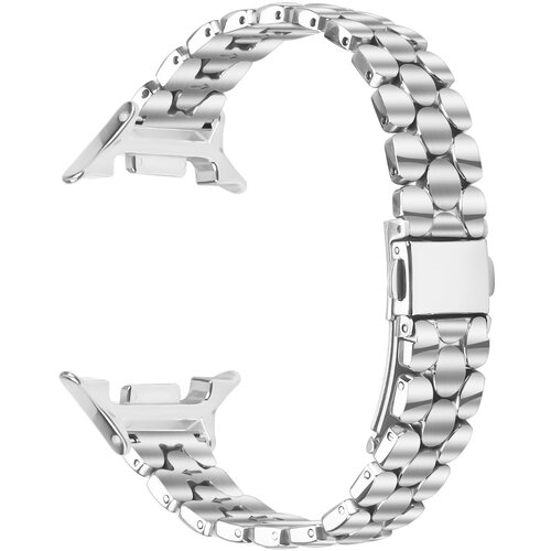 INF eleganten jekleni pas z biseri, združljiv s samsung galaxy watch 8/8 classic silver, (5000116471) Cene