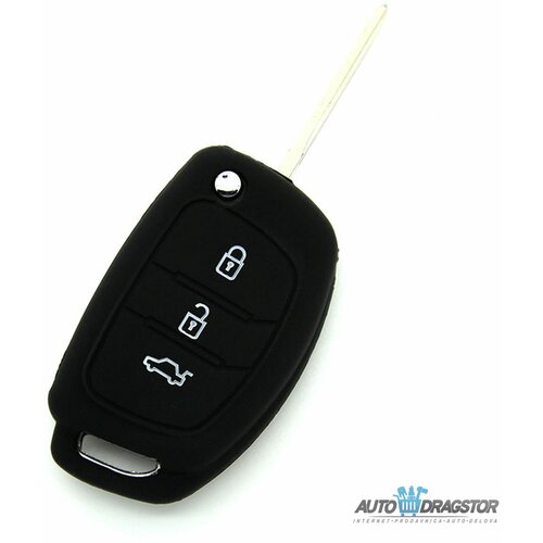 888 Car Accessories silikonska navlaka za ključeve crna hyundai APT3003.01.B Slike