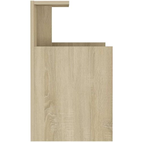  Noćni ormarići 2 kom boja hrasta 40 x 35 x 60 cm od iverice Slike