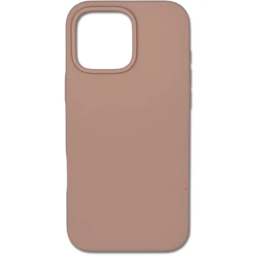 RIFF Slim Soft Silicone Soft Back Cover Case for Apple iPhone 16 Pro Powder pink, (21733782)