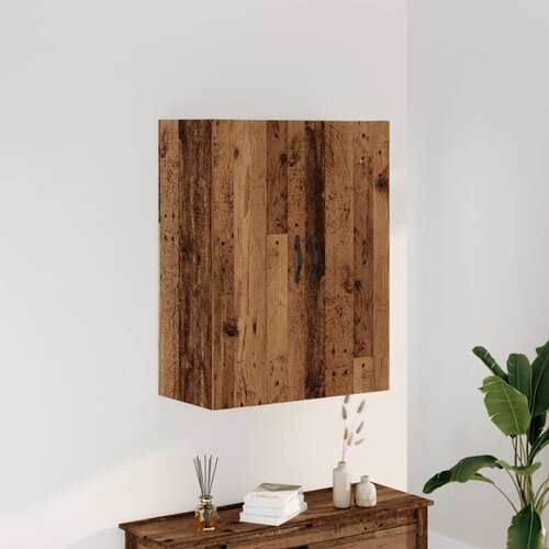 VidaXL Stenska omarica starinski les 69,5x34x90 cm inženirski les Slike