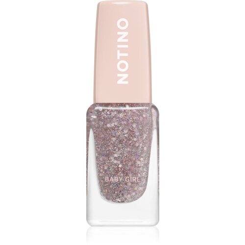 Notino Glitter Topper nadlak za nokte sa &amp;scaron;ljokicama Baby Girl 10 ml Slike